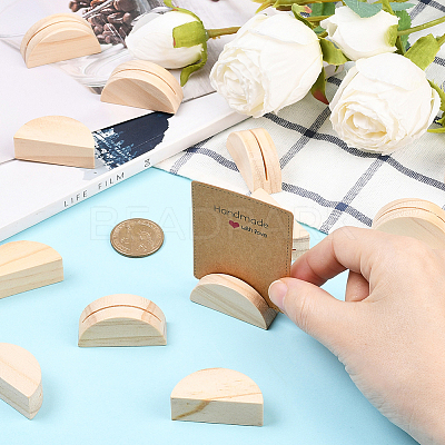 24Pcs Pine Wood Name Card Holder DJEW-SP0001-21A-02-1