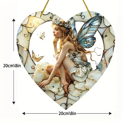 Angel Acrylic Window Hanging Ornaments PW-WGB84D4-01-1