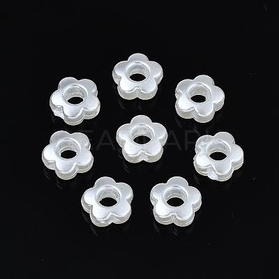 ABS Plastic Imitation Pearl Beads X1-OACR-N008-117-1