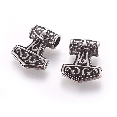 304 Stainless Steel Pendants X-STAS-P237-01AS-1