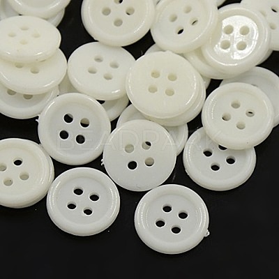 Acrylic Sewing Buttons X-BUTT-E076-A-01-1