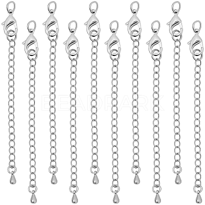 20Pcs Long-Lasting Plated Brass Chain Extender KK-BBC0023-26P-1