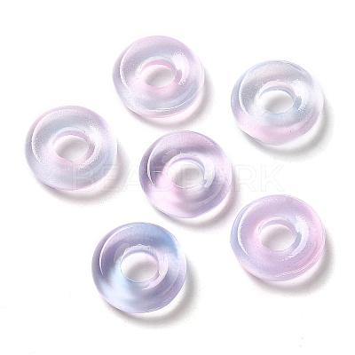Transparent Glass European Beads GLAA-A012-03E-1