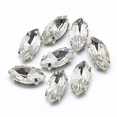 Sew on Rhinestone RGLA-T034-4x15mm-01-1