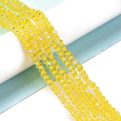 Electroplate Glass Beads Strands LS-EGLA-A034-T1mm-L02-1