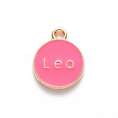 Alloy Enamel Pendants ENAM-S124-01A-03G-1