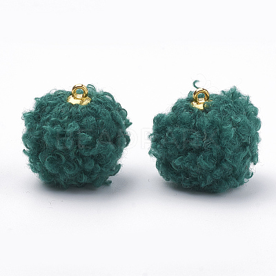 Handmade Cloth Fabric Covered Pendants LS-WOVE-N006-16E-1