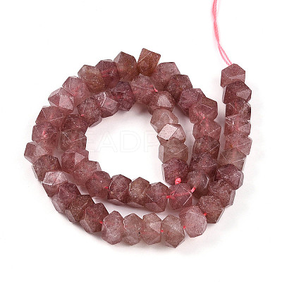 Natural Strawberry Quartz Beads Strands G-N347-09A-04-1