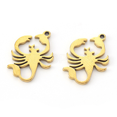 PVD Vacuum Plating 304 Stainless Steel Pendants STAS-N092-91G-1