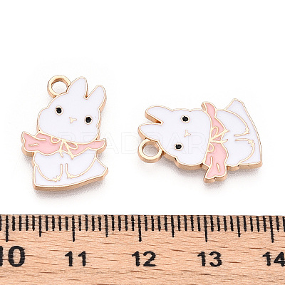 Alloy Enamel Pendants PALLOY-N170-035B-NR-1