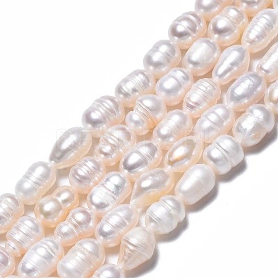 Natural Cultured Freshwater Pearl Beads Strands PEAR-N012-07A-1