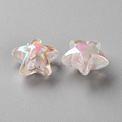 Transparent Acrylic Beads TACR-S152-11B-06-1
