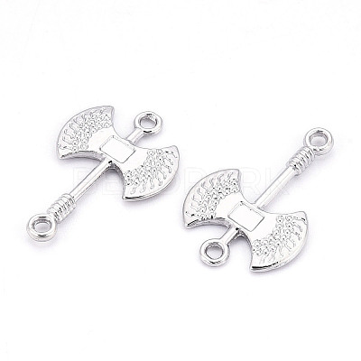 Alloy Double Axe Connector Charms PALLOY-N176-125P-1