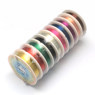 Round Copper Jewelry Wire CWIR-S002-0.8mm-M-1