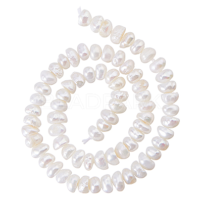 1 Strand Natural Keshi Pearl Cultured Freshwater Pearl Beads Strands PEAR-HS0001-26D-1