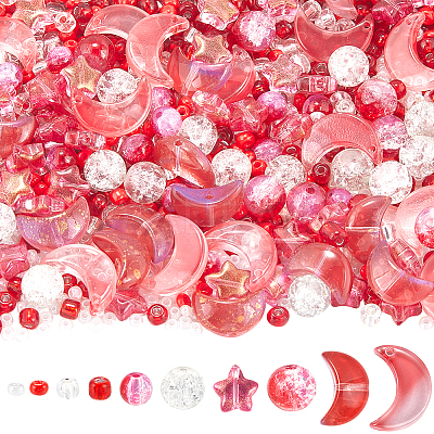 Mixed Styles Glass Beads GLAA-SC0002-20-1