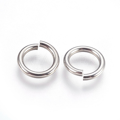 Tarnish Resistant 304 Stainless Steel Saw Cut Open Jump Rings STAS-P212-25P-18-1