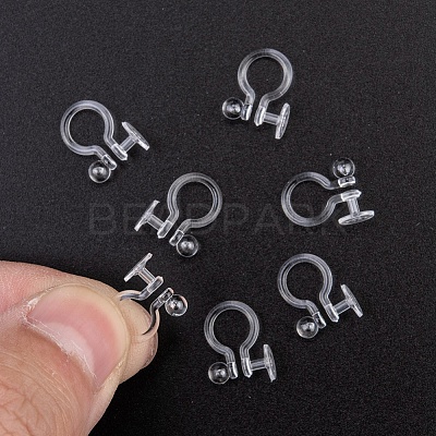 Plastic Clip-on Earring Findings LS-X-KY-F007-03-1