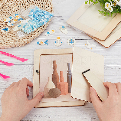 DIY Ocean Theme Photo Frame Making Kit DIY-OC0010-13-1
