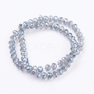 Electroplate Glass Beads Strands LS-EGLA-D020-10x8mm-59-1