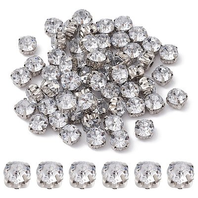 Square Sew on Rhinestone FIND-YW0003-10C-1