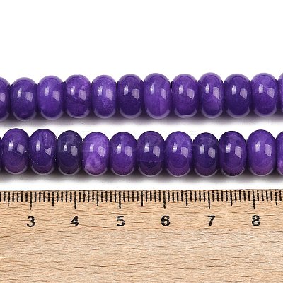 Dyed Natural White Jade Beads Strands G-G107-A24-01-1