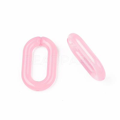 Imitation Jelly Acrylic Linking Rings OACR-T024-02-E03-1