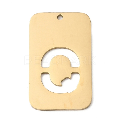 304 Stainless Steel Pendants STAS-D200-01Q-G-1