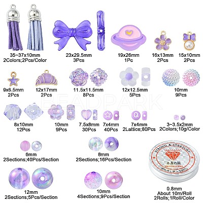 DIY Flower Bracelet Making Kit DIY-FS0002-97-1