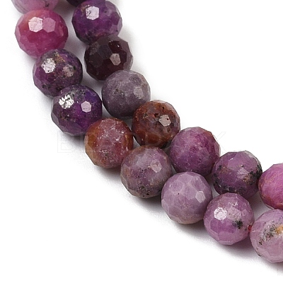 Natural Ruby Beads Strands G-B121-A01-01A-1