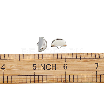 Iron Ribbon Crimp Ends IFIN-TAC001-06A-P-1