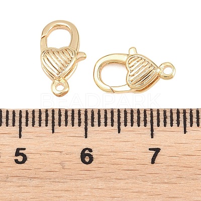 Brass Lobster Claw Clasps KK-H287-08E-G-1