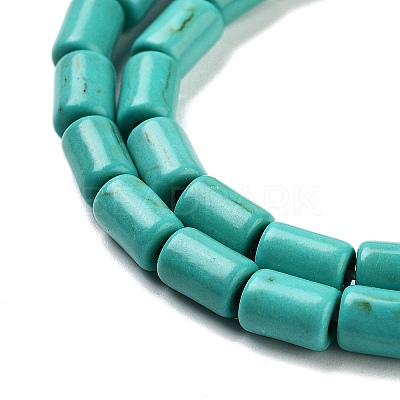 Synthetic Turquoise Beads Strands X-TURQ-G120-4x6mm-13-1