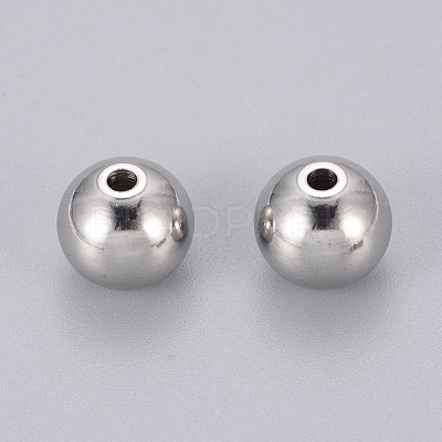 Tarnish Resistant 201 Stainless Steel Beads STAS-E021-10mm-1