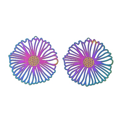 304 Stainless Steel Filigree Pendants SA-CBA31EA-01-1