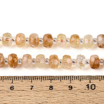 Heated Natural Citrine Beads Strands G-N327-08A-10-1