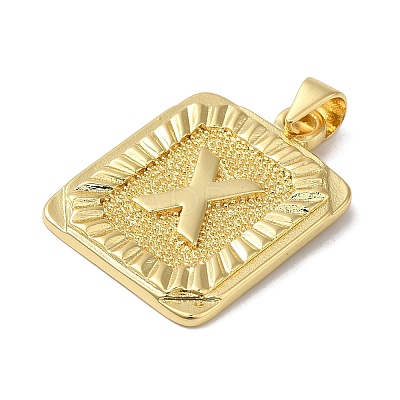 Rack Plating Brass Pendants KK-B092-42G-X-1
