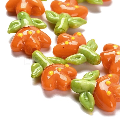 Handmade Lampwork Beads Strands LAMP-A005-03D-1