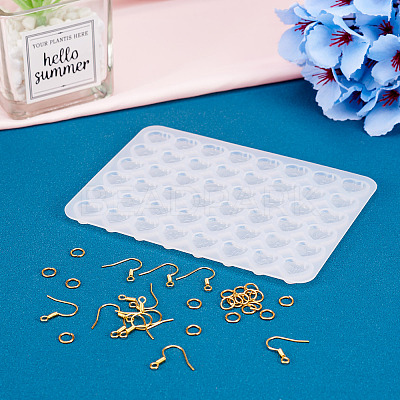DIY Letter A~Z Pendant Silicone Molds DIY-TA0005-63A-1