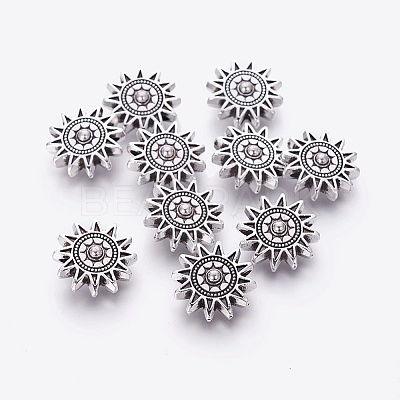 Tibetan Style Alloy Sun Beads LS-TIBEP-GC188-AS-NR-1