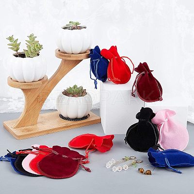 Velvet Gift Bags Drawstring Jewelry Pouches Wedding Favor Bags TP-NB0001-11-1