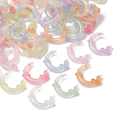 Luminous Transparent Acrylic Beads X-LACR-S001-10-1