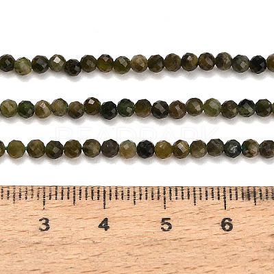 Natural Green Tourmaline Beads Strands GG-CBAA9B4-B01-02-1