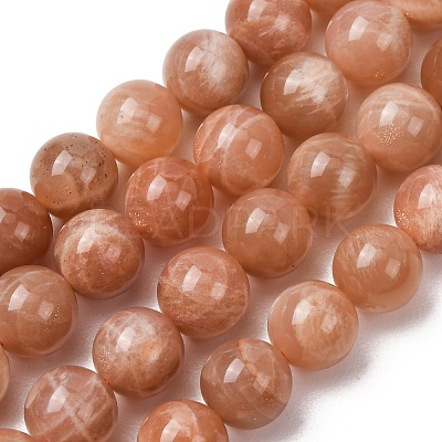 Natural Sunstone Beads Strands G-N327-01C-03-01-1