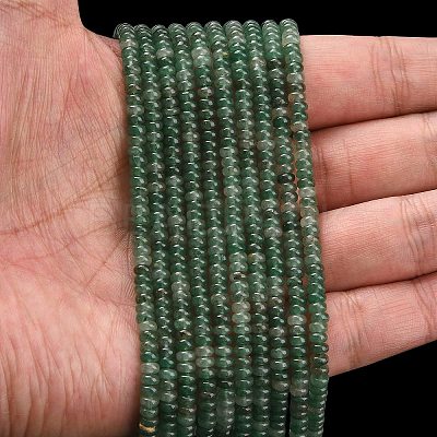 Natural Aventurine Beads Strands G-L635-A03-4x2mm-04-1