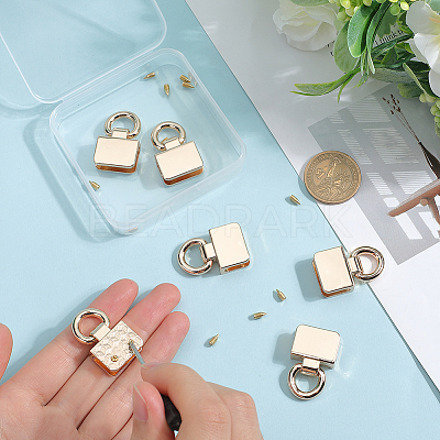 6Pcs Zinc Alloy Bag Buckles FIND-GF0006-89B-1