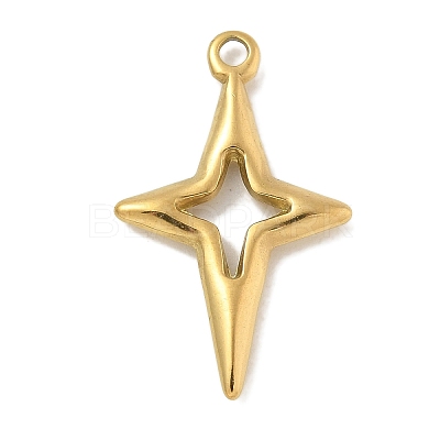 Ion Plating(IP) 304 Stainless Steel Pendants STAS-Q334-55G-1