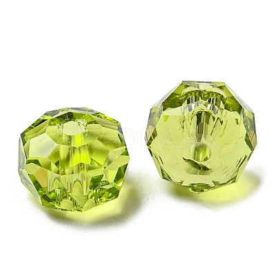 Transparent K9 Glass Beads GLAA-E048-02-25-1