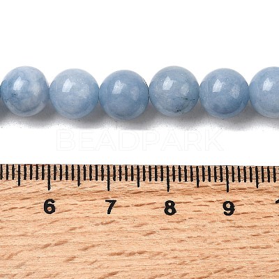 Natural Dyed White Jade Beads Strands G-M402-C03-27-1