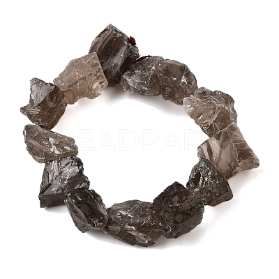 Natural Smoky Quartz Beads Strands G-S386-C08-1